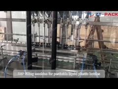 линия пакета удобрения SL пестицида 100ml-5L жидкостная заполняя с машиной завалки силы тяжести и Tracki